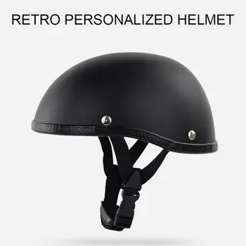Практичный велосипедный шлем, мотоциклетный шлем из ABS, дышащая быстроразъемная пряжка, мотоциклетный Полушлем