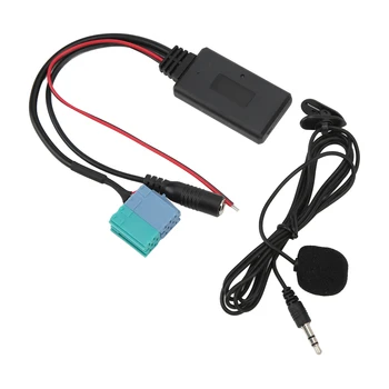 Провод аудиоадаптера BT, подключи и играй, беспроводной кабель AUX in с микрофоном, замена для Fiat Grande Punto 2007 года выпуска для автомобилей