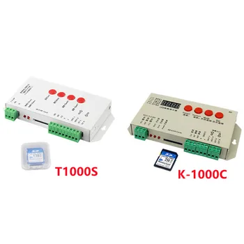 Программный контроллер DC5-24V K-1000C (обновленный T-1000S) контроллер K1000C WS2812B, WS2811, APA102, T1000S WS2813 LED 2048 пикселей