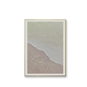 простые абстрактные картины, уникальный подарок, картина маслом ручной работы на холсте, настенное искусство, подвесной плакат с изображением для входа в гостиную.