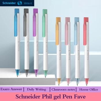 Специальная быстросохнущая нажимная ручка Schneider Fave Student Exam, которую можно заменить G2, сменная черная карбоновая ручка 0,5 мм, школьные принадлежности