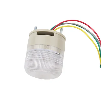 Трехцветный светодиодный индикатор, сигнальная лампа 5052, звуковая сигнальная лампа со встроенным небольшим однослойным звуком