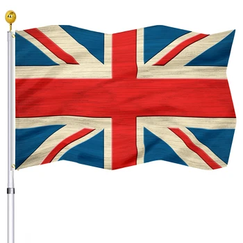 Флаг Соединенного Королевства, Англия, Шотландия, Северная Ирландия, Британский Национальный флаг, Флаги с двойной прошивкой, баннеры с латунными люверсами