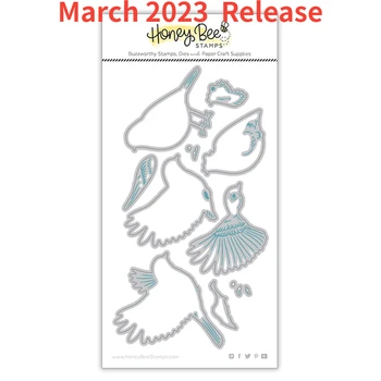 Штампы для резки весенних птиц для поделок в стиле скрапбукинг, штампы для вырезания, шаблон для фотоальбома, украшение ручной работы, новинка 2023 года