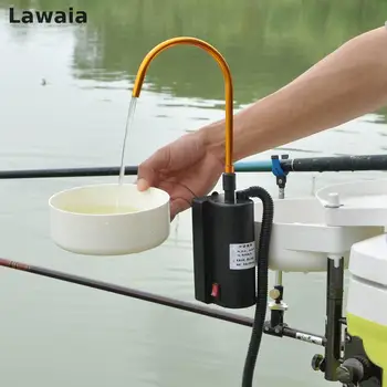 Электрический автоматический насос Lawaia Water Pump, Рыбалка с электрическим насосом и мероприятия на свежем воздухе, Рыболовные инструменты, Водяной насос для рыбалки