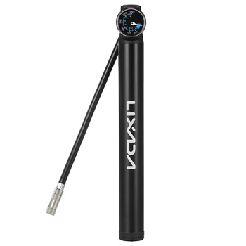Электрический воздушный насос Lixada с манометром USB Перезаряжаемый 120PSI Ручной воздушный насос для велосипеда, Накачивающий шины, Велосипедный насос MTB