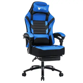 Эргономичное кресло для видеоигр для гоночного офисного компьютера с регулируемым по высоте сиденьем