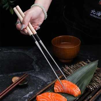 Японские заостренные палочки для еды, палочки для сашими, палочки для приготовления суши, палочки для лосося, Специальные палочки для шариков из осьминога